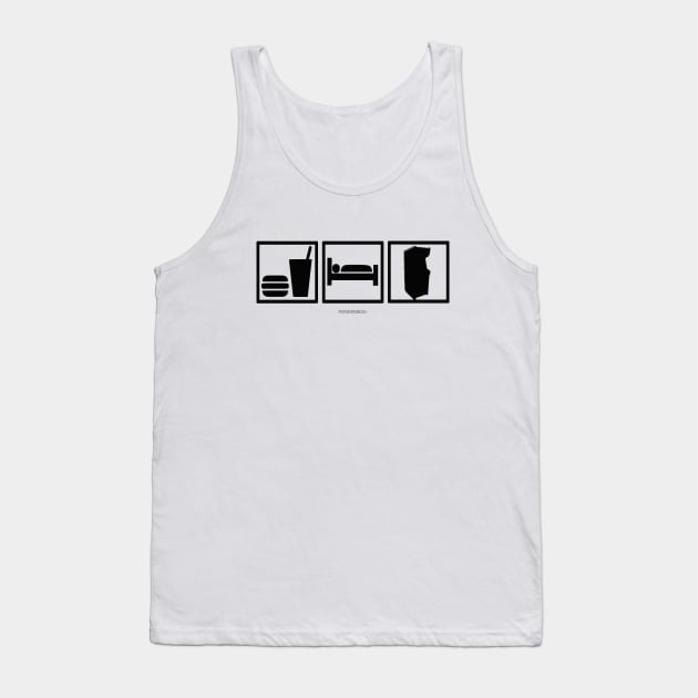 Eat. Sleep. Arcade! Tank Top by arcadeheroes